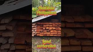 Hausbau Philippinen. Das Land vorbereiten, aufräumen und säubern. #bohol #philippinen