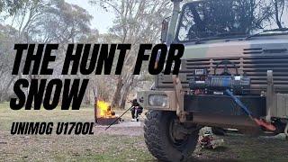 The Brindabella's , Then hunt for snow ,Unimog U1700