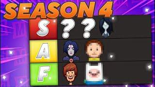 My OFFICIAL MultiVersus SEASON 4 TIER LIST