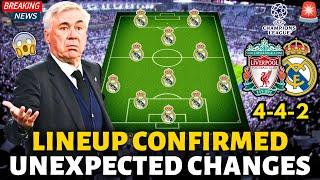 OFFICIAL! LINEUP CONFIRMED! ANCELOTTI WENT CRAZY AND CHANGED EVERYTHING! REAL MADRID NEWS