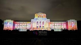 Rain Of Life by Segal Media - 1minute projection mapping