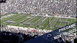 Penn State Blue Band pregame show.  Senior Day - 11/18/2023