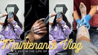 MINI Maintenance Vlog | Day In My Life (New Nail Set, Deluxe Pedicure, Eyebrows + Girl Talk)