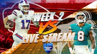 Buffalo Bills Vs Miami Dolphins Week 2 Live Stream Reaction!