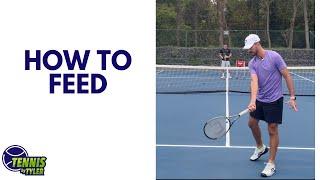 How To Feed Tennis Balls