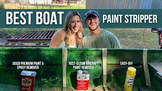 BEST FISHING BOAT PAINT REMOVER | Rust-Oleum Aircraft Remover vs. Easy Off vs. Jasco Epoxy Remover