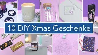 10 DIY Weihnachtsgeschenke mit Cricut & VERLOSUNG