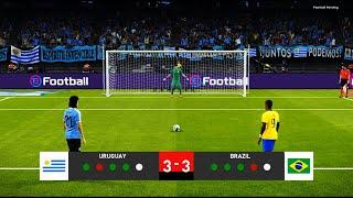 PES 2021 | Uruguay vs Brazil | Penalty Shootout | Gameplay PC