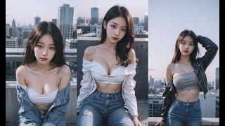 [4k AI 룩북] 도시의 시크녀 룩북/a city chic girl LOOKBOOK