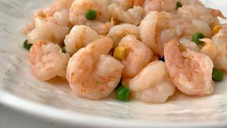 Sautéed Crystal Shrimp  Popular Chinese Dish made at home️Easy Quick & Delicious  水晶虾仁