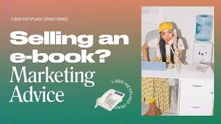 E-book Marketing 101: How can I promote my e-book? | 1-800-HEYPUNO with Alarice Stuart Ep.11