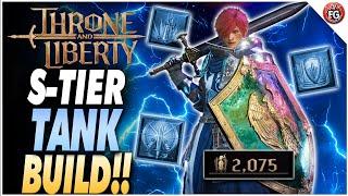 NEW BEST Tank Build Guide Throne and Liberty | PvE Sword And Shield Build