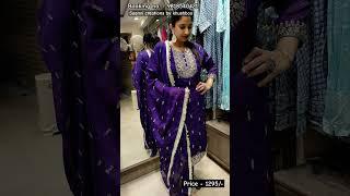 Saanvi creations by khushboo . Beautiful muslin suit with georgette dupatta.
