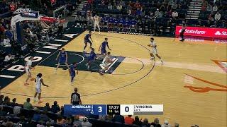 Virginia Cavaliers Highlights vs. American University Eagles