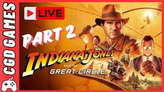 LIVE !!! | Part 2 | Indiana Jones and The Great Circle #indianajones