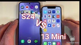 IPhone 13 Mini Vs Samsung S24 Speed Test