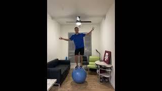 4 Ball Shower on a Walking Globe Qualify #juggling #fitness #circus