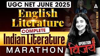 UGC NET English Literature Marathon | Complete Indian Literature in One Marathon By Aishwarya Mam