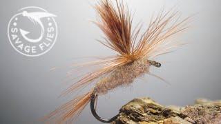 Tying a March Brown (Parachute) Dry Fly Pattern