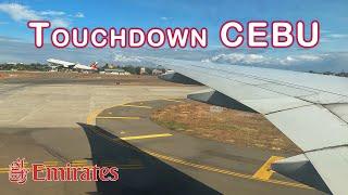 Beautiful Touchdown in Mactan-Cebu EMIRATES Flight EK 338 | Boeing 777-300ER