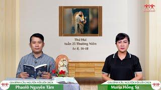 ÁNH SÁNG THẾ GIAN - Thứ Hai tuần XXV Thường niên (Lc 8, 16-18)