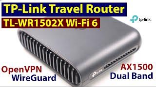 TP-Link TL-WR1502X AX1500 WiFi 6 Travel Router