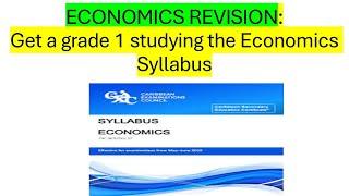 CXC ECONOMICS REVISION