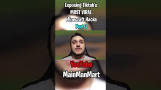 Exposing Tiktok’s MOST VIRAL Minecraft Hacks Part 3