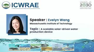 Evelyn Wang | Massachusetts Institute of Technology