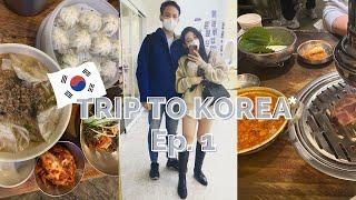 Seoul vlog  Michelin stars restaurants, North Face cafe, strolling Hongdae & Myeondong street food