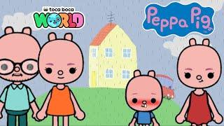  Peppa Pig in Toca Boca | ️ George Catches a Cold  | TOCA BOCA WORLD ️