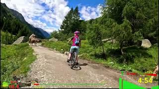 Ultimate Indoor Cycling Fat Burning Workout Dolmites Italy Telemetry 4K Video