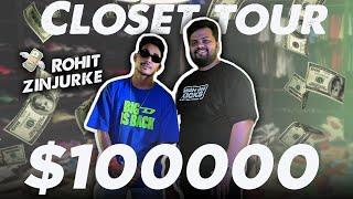 CLOSET TOUR : REVEALING ROHIT ZINJURKE $100000 SNEAKER COLLECTION | REACTIONBOI