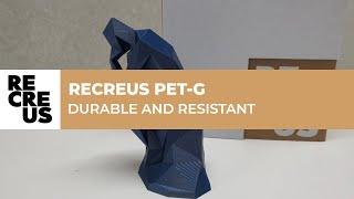 FILAMENTO PET-G DE RECREUS PARA IMPRESIÓN 3D | PET-G FILAMENT OF RECREUS FOR 3D PRINTING