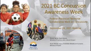 Webinar: BC Concussion Week 2021