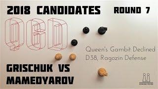 A lesson in the Queen's Gambit Declined - Ragozin Defense ⎸2018 Candidates, Round 7