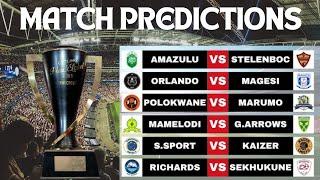 PSL | Carling Knockout Predictions | Kaizer Chiefs | Orlando Pirates | Mamelodi Sundowns