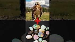 AI Marvels: When Animals Transform into Dazzling Gemstones!