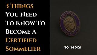 3 Things You Need To Know To Become A Certified Sommelier  #wine #sommelier #sommeliers