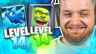 E-drag & Koboldkäfig auf LVL14! - BESTE Zock Runde?! | F2PASS Clash Royale Projekt