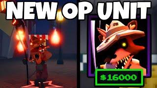 NEW SCARECROW FOXY UNIT IS CRAZY OP! - Roblox Five Nights TD (FNTD)