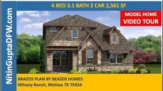 Brazos Plan UnionMain Home in Milrany Ranch in Melissa, TX | Model Home Tour