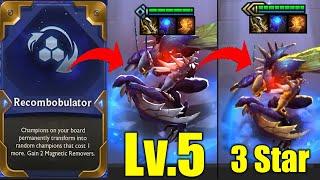 " Lv.5 have Khazix 2 Star " with Recombobulator! Easy 3 Star But... | Set 6.5 TFT