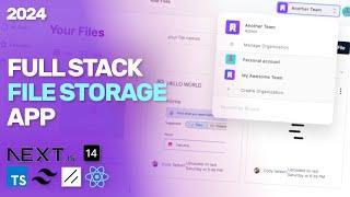Build a File Storage App with Role Based Authorization (Next.js, Shadcn, Typescript)
