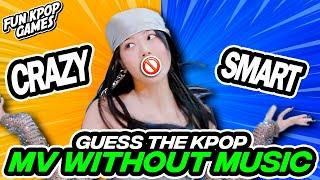 GUESS THE KPOP MV WITHOUT MUSIC #1 - FUN KPOP GAMES 2024