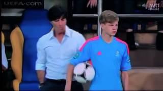 German Coach Joachim Low Pranks Ball Boy