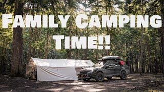 FAMILY Camping Time!! Oliezi Air Tent 140 / Iceco / Vevor / Subaru Outback