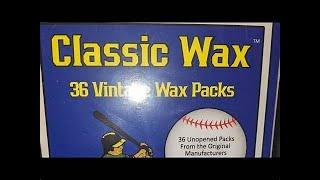 Opening a CLASSIC WAX Box - Repacked Wax - #baseballcards #WaxPacks