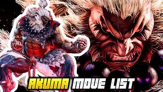 AKUMA MOVE LIST - Street Fighter 6 (SF6)