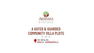 Akshara River Edge Luxury Villa Plots in Mokila - Shankarpally